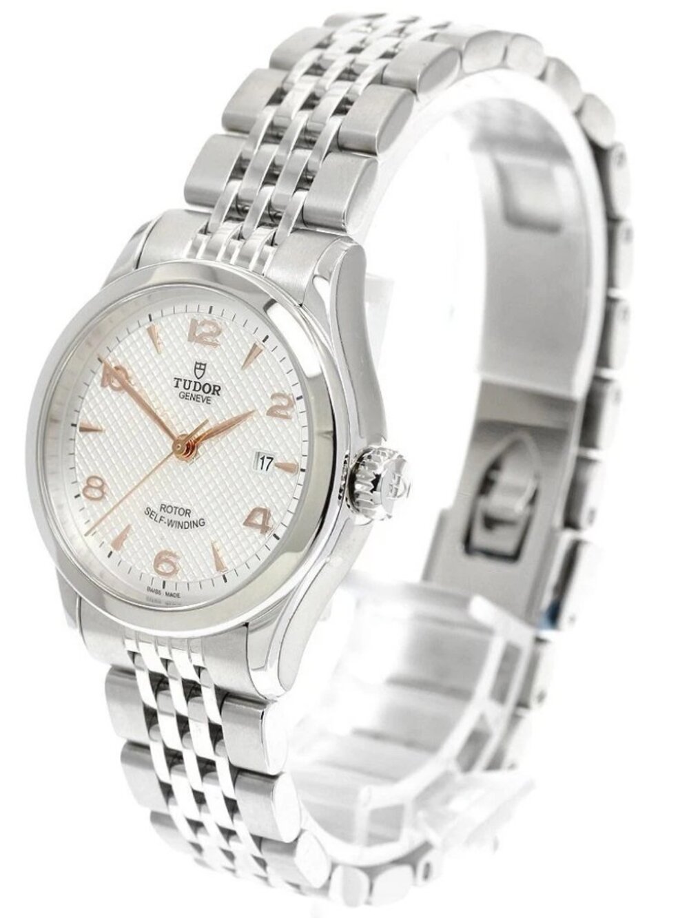 TUDOR 1926 91350 Date Silver Dial Automatic Ladies Watch_972807
